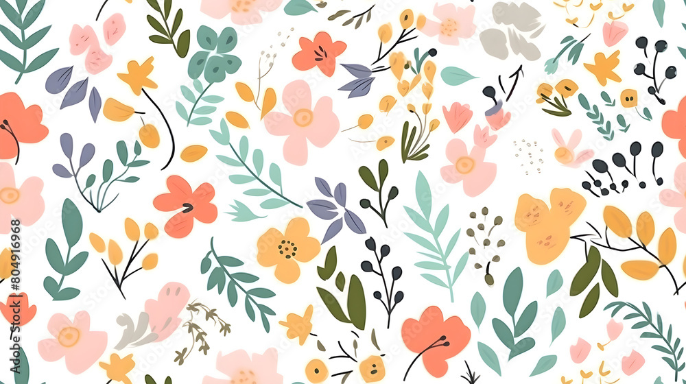 simple wildflower soft light floral background wallpaper pattern simple wildflower soft light floral background wallpaper pattern