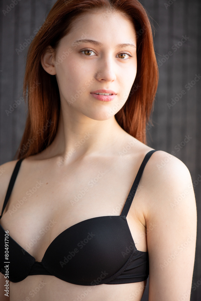 Obraz premium Woman model test. Snapshot for model