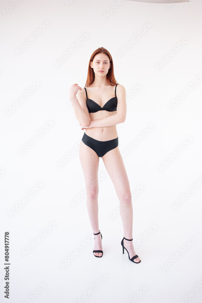 Woman model test. Snapshot for model