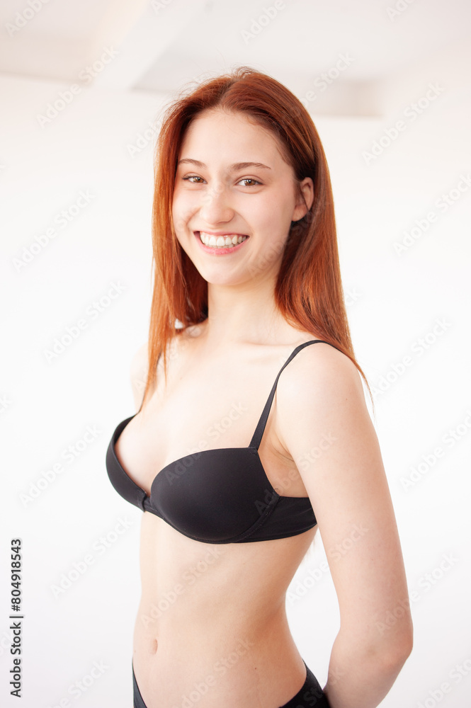 Obraz premium Woman model test. Snapshot for model