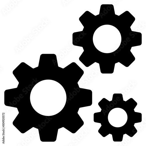 a unique icon of gears