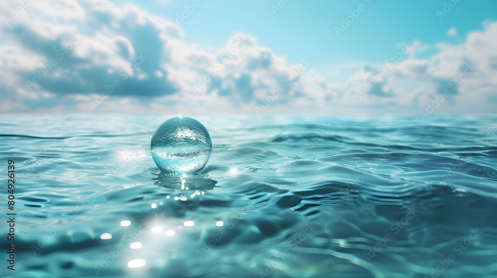 Ocean in a Drop: A Single Drop Encapsulating the Vast Ocean, Promoting Clean Seas Ocean in a Drop: A Single Drop Encapsulating the Vast Ocean, Promoting Clean Seas