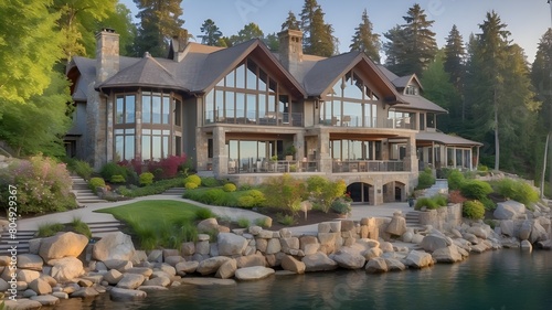 lovely lakefront home