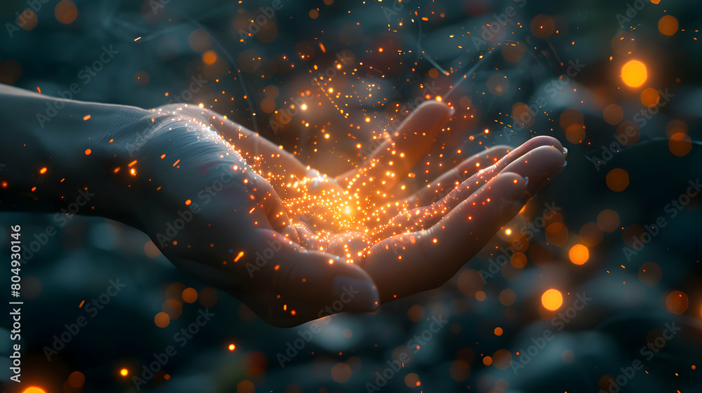 Synapse Connection: Abstract Neural Network Hand Illustrating Thought Connectivity in Business Innovation Synapse Connection: Abstract Neural Network Hand Illustrating Thought Connectivity in Business Innovation