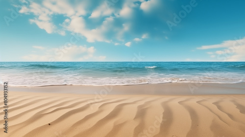 beach and sand with clean pastel light