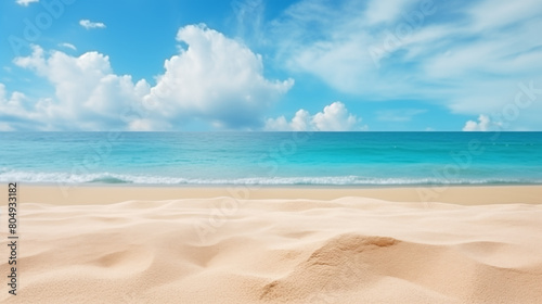 beach and sand with clean pastel light