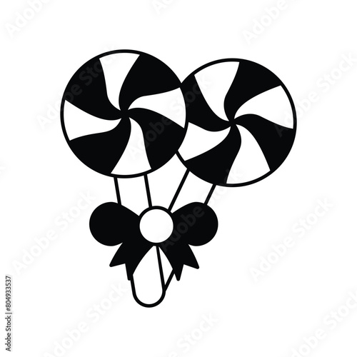 lollipop icon with white background vector stock illustration