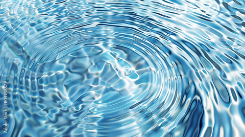 Water drop with ripple and wave. Abstract background art