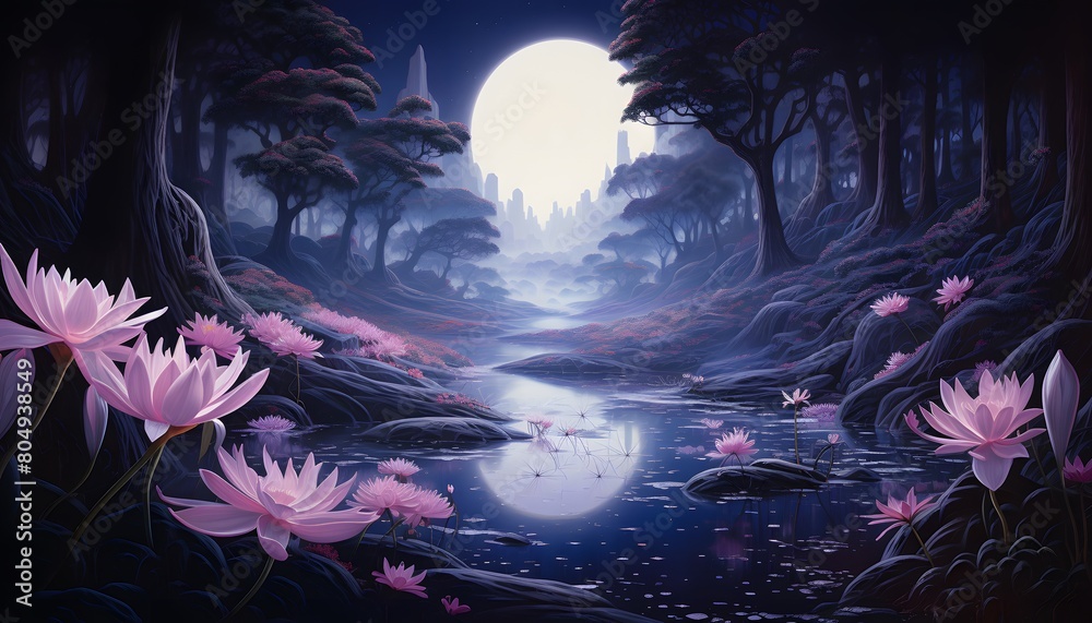 Fototapeta premium a alice in wonderland background