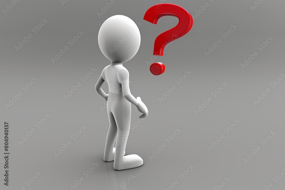 Abstract design with a question mark Abstract design with a question mark