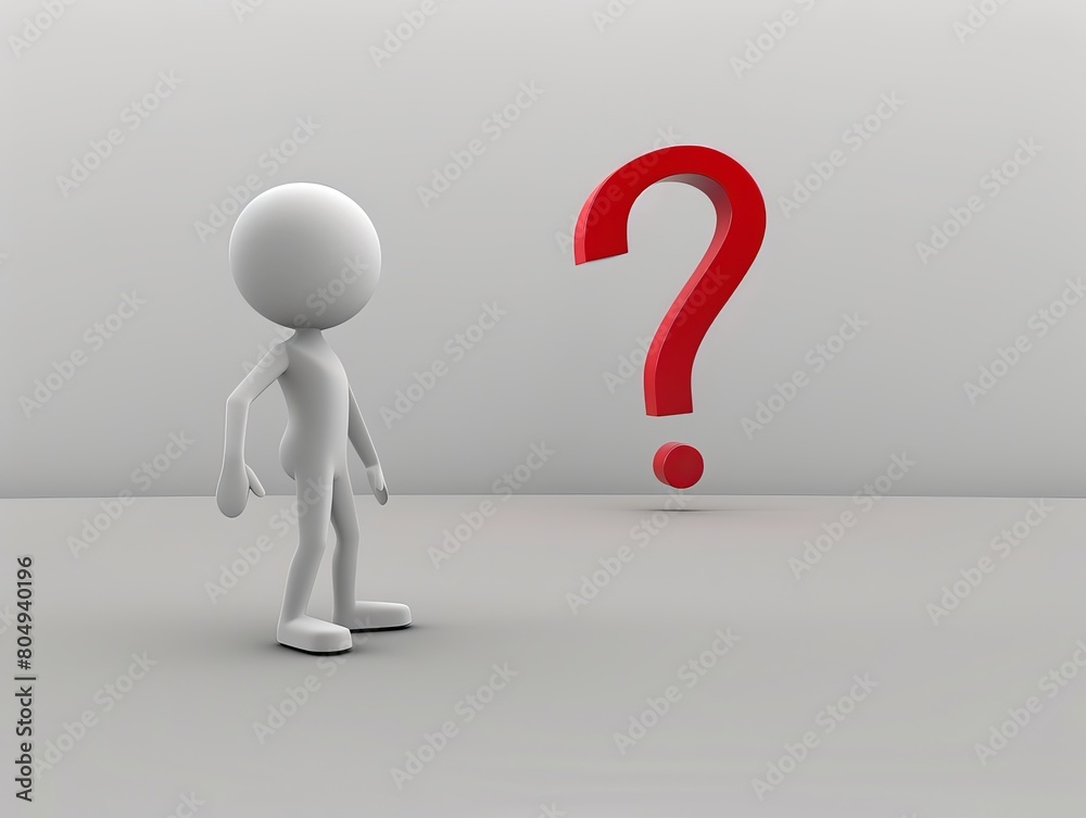 Abstract design with a question mark Abstract design with a question mark