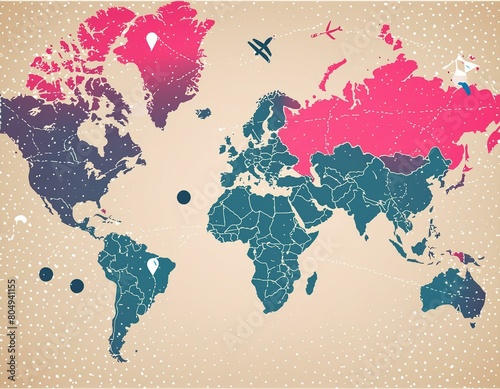 Old map texture vintage paper