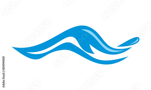 water wave logo illustration