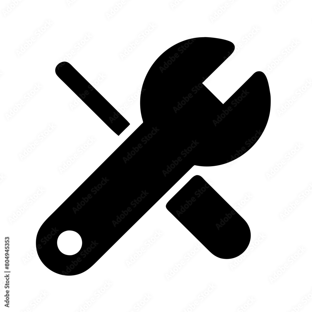 Wrench icon vector. repair icon. tools sign and symbol Wrench icon vector. repair icon. tools sign and symbol
