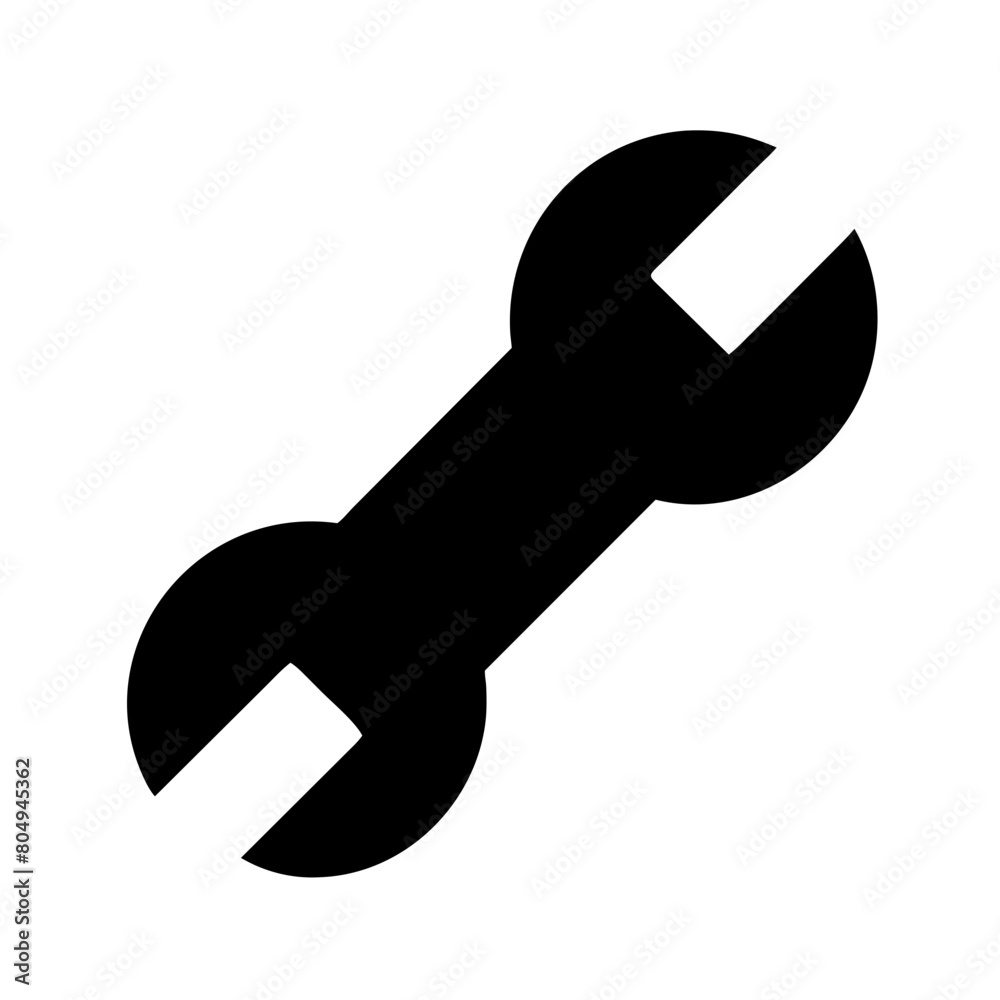 Wrench icon vector. repair icon. tools sign and symbol Wrench icon vector. repair icon. tools sign and symbol