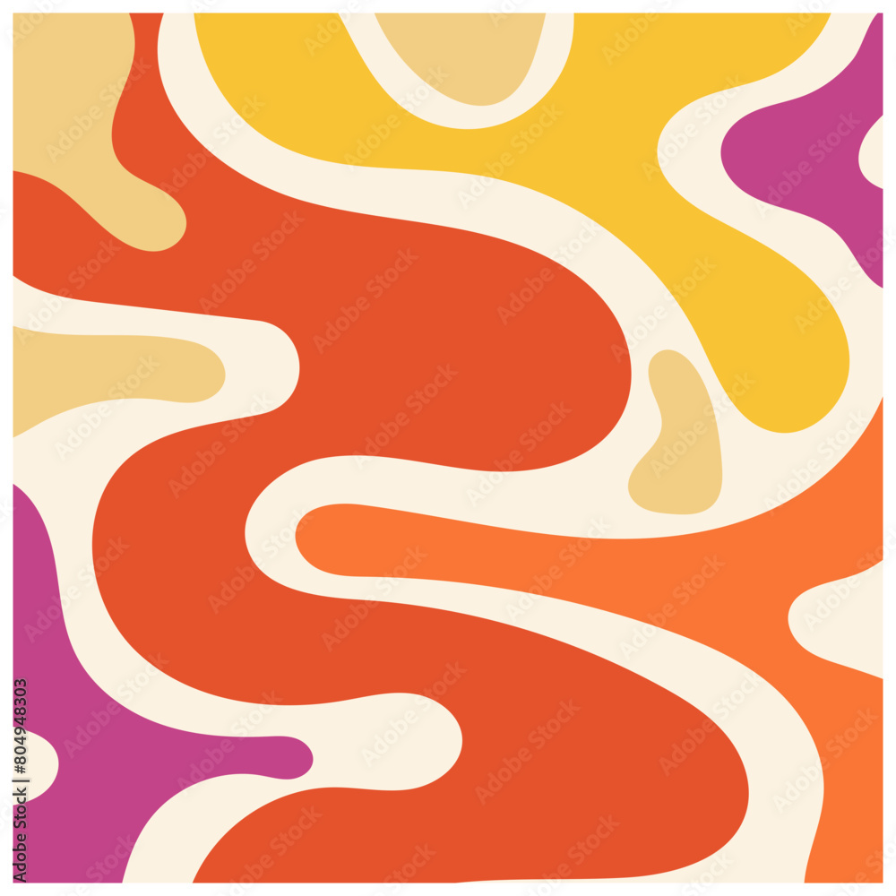 Retro Psychedelic Pattern Retro Psychedelic Pattern