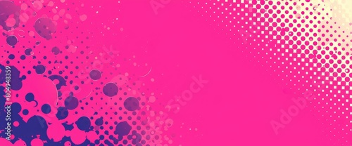 Halftone pink background with retro polka dots, offering a nostalgic vibe, Cartoon background