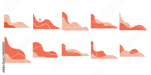 Abstract Border Corner