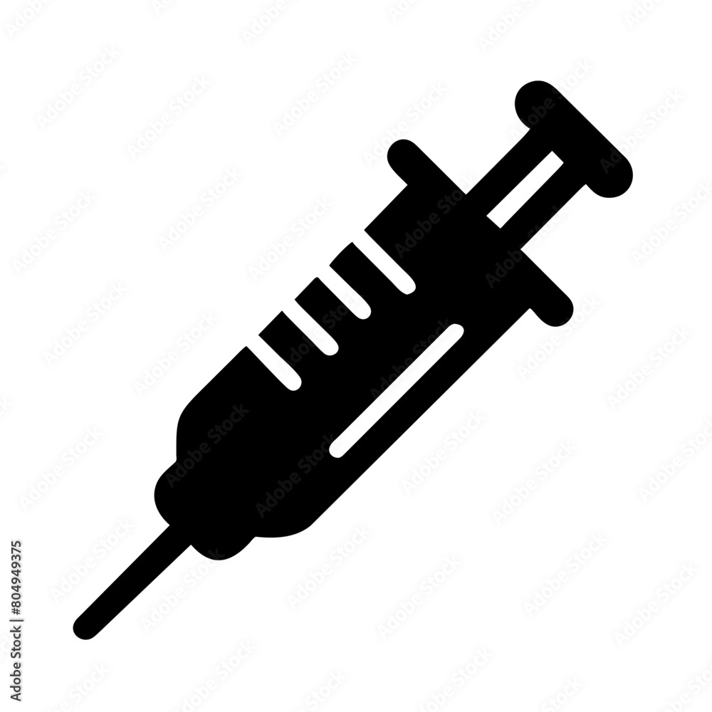 Syringe injection icon vector, medical syringe silhouette, Symbol, vector, illustration Syringe injection icon vector, medical syringe silhouette, Symbol, vector, illustration