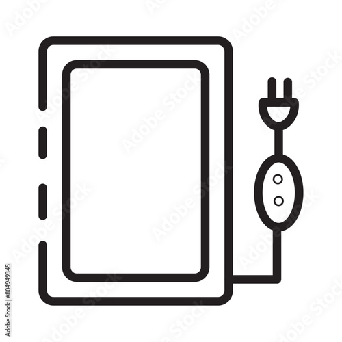 Heatin Pad Therapy Line Icon