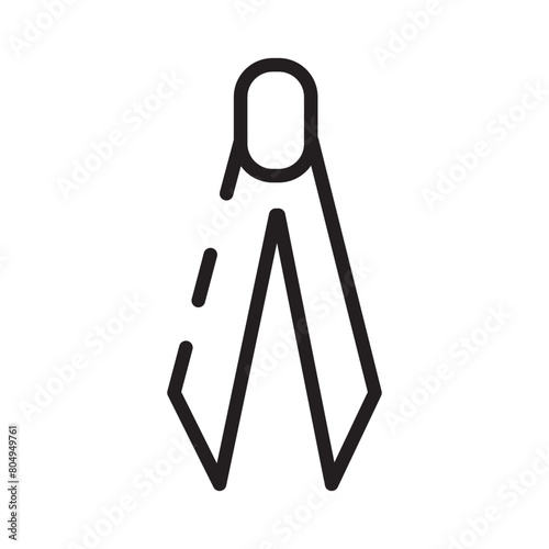 Tweezer Tool Clinic Line Icon