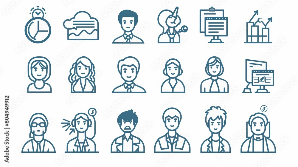 Business icon set Business icon set