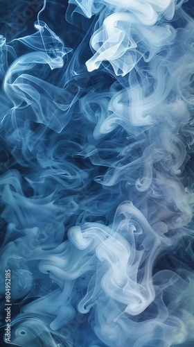 Seamless soft with smoke in a abstract pattern
