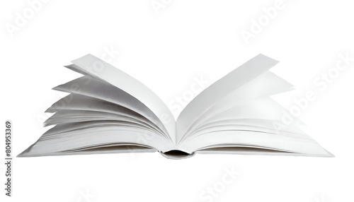 Realistic open book side
