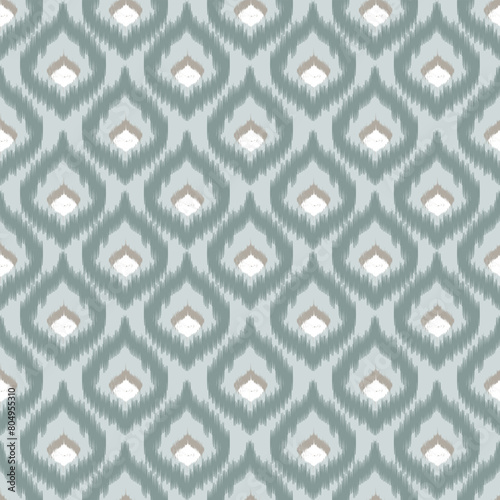 Beautiful Ikat floral embroidery pattern. African tribal Ikat traditional pattern. Aztec style,embroidery,abstract,vector,illustration,design for texture,fabric,carpet,vectorclothing,wrapping,