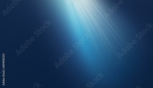 Light blue ray dark blue background grainy gradient noise texture banner design