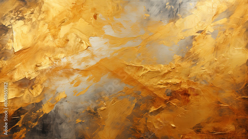 Artistic Gold Color with Marbled Stone Or Rock Wall