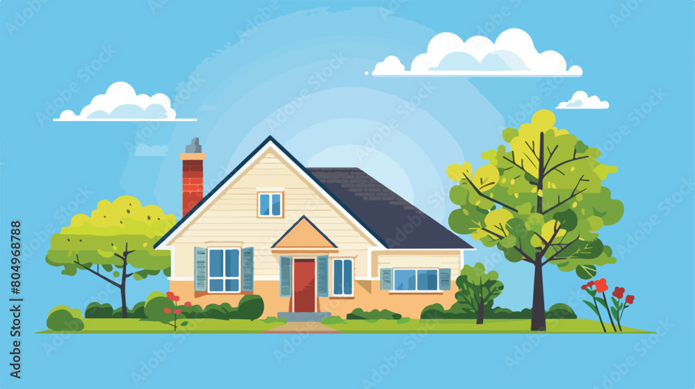House areas design over blue backgrounddd vector illustration