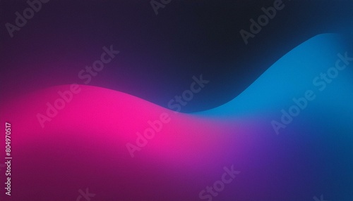 Dark grainy gradient background blue magenta pink purple black colors banner poster cover abstract design