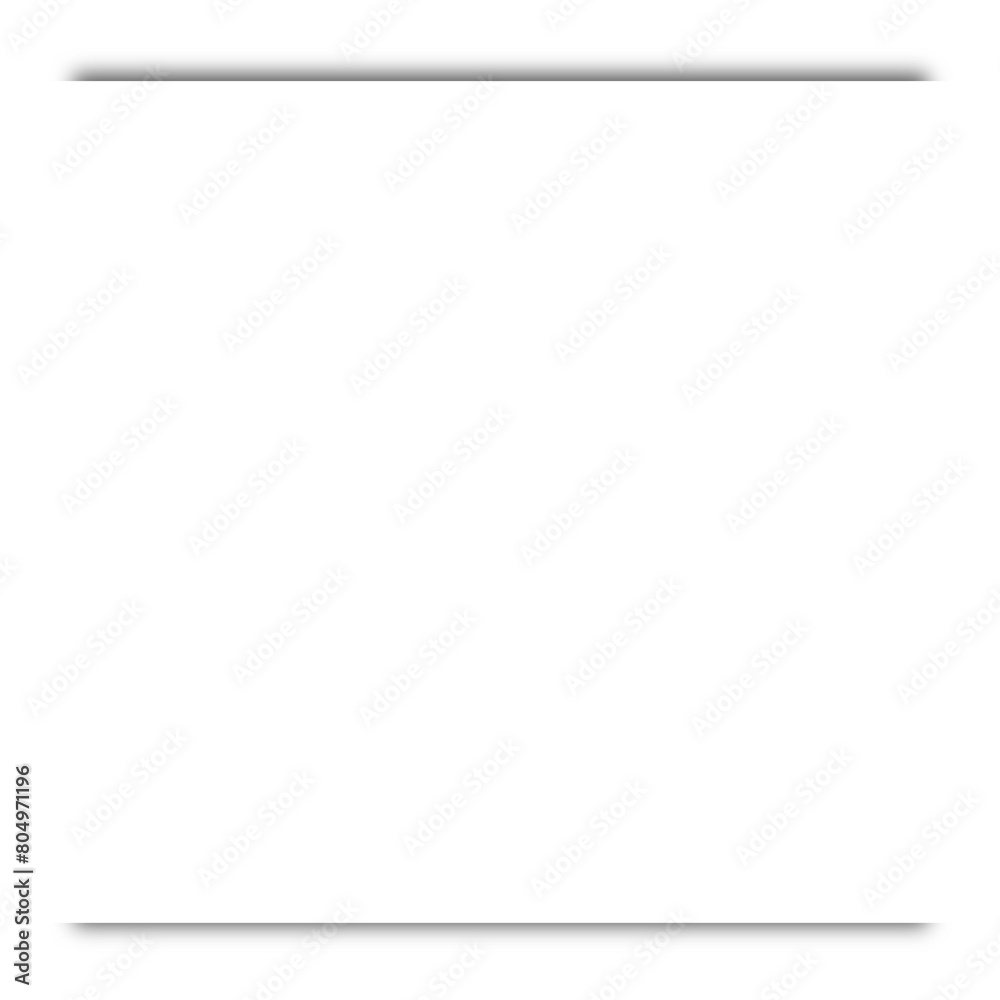 Transparent Realistic Paper Shadow. Can be used as a Border or Frame. Transparent Realistic Paper Shadow. Can be used as a Border or Frame.