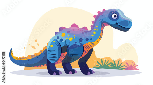 Isolated toy dinosaur design Vector stylee vector design