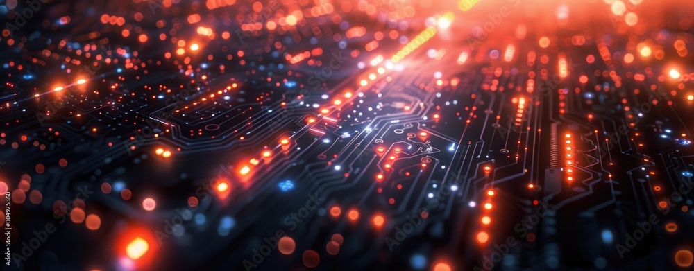 Digital binary code matrix background, a scientific technology data binary code network conveying connectivity, complexity and data flood of modern digital age