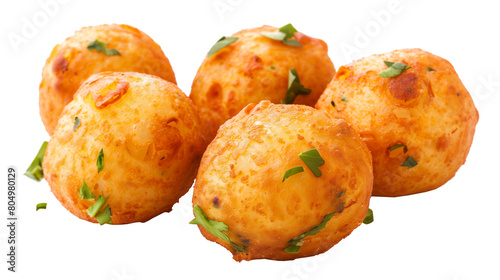 Batata vada street food isolated on white background photo