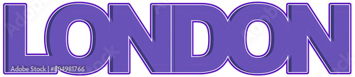 Foto London, creative text design word, Illustration, travel, culture