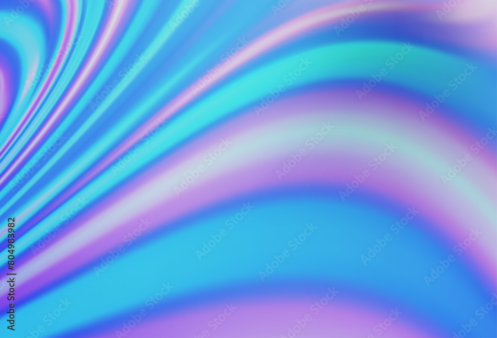 Light BLUE vector template with bent ribbons. Light BLUE vector template with bent ribbons.