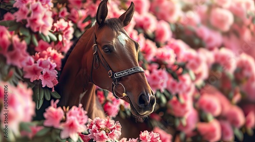 Greeting Card and Banner Design for Social Media or Educational Purpose of National Kentucky Oaks Race Day Background photo