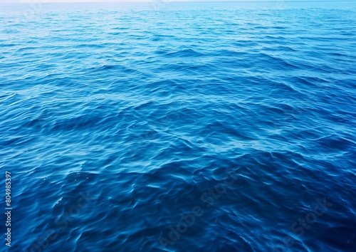 Tranquil Deep Blue Sea Texture for Calm Backgrounds and Wallpapers