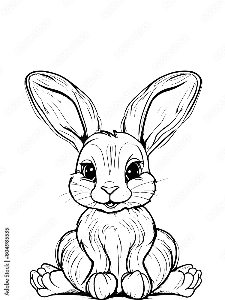 Obraz premium rabbit with a smile