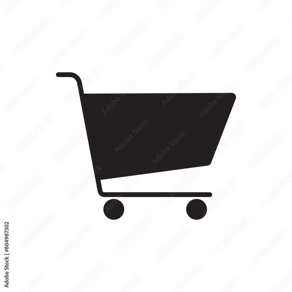 shopping trolley icon shopping trolley icon