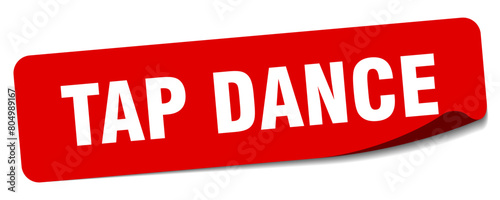 tap dance sticker. tap dance label