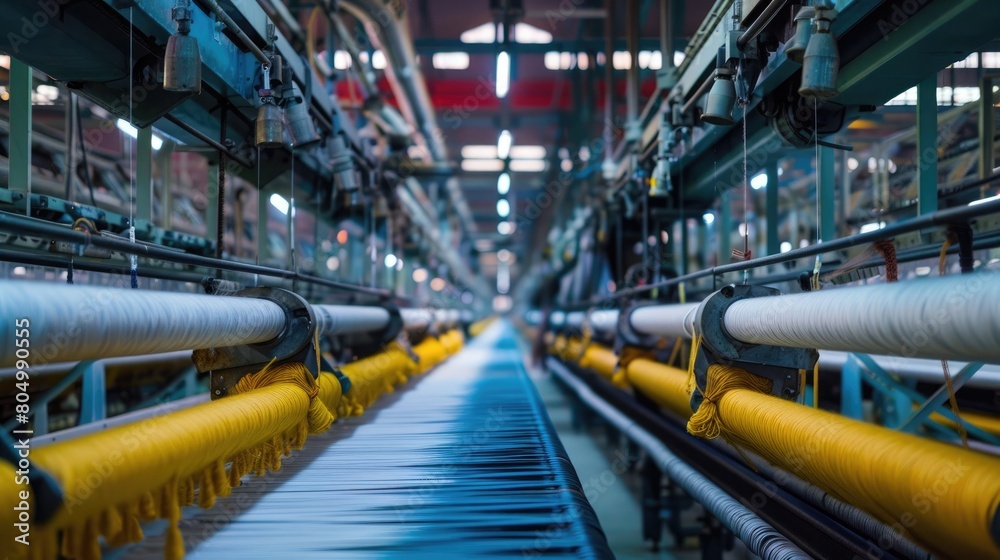 Textile manufacturing production line