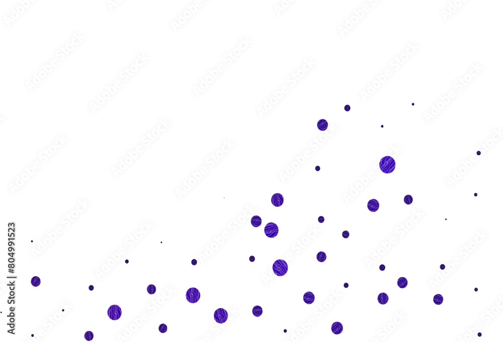 Light purple vector cover with spots. Light purple vector cover with spots.