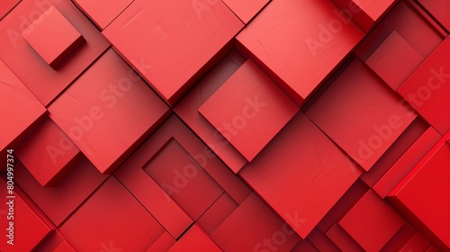 Minimalist red square tessellation on a light background, ideal for clean and modern web backgrounds or corporate branding materials