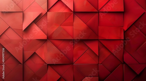 Minimalist red square tessellation on a light background, ideal for clean and modern web backgrounds or corporate branding materials