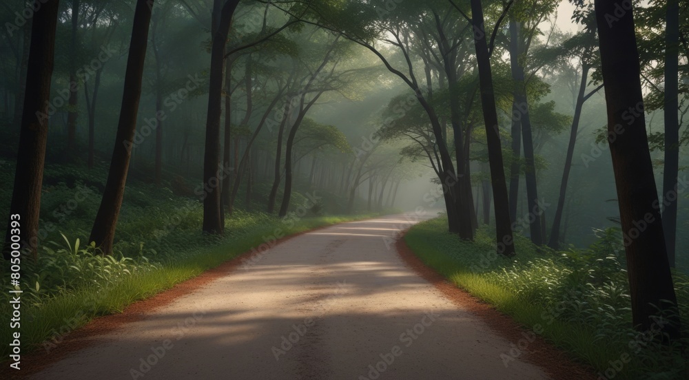 Obraz premium morning in the woods