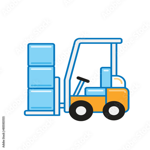 forklift truck icon